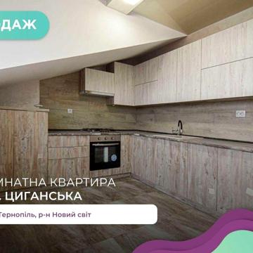 1-к. квартира 48 м2 з і/о, ремонтом в р-ні Новий Світ, вул. Циганська