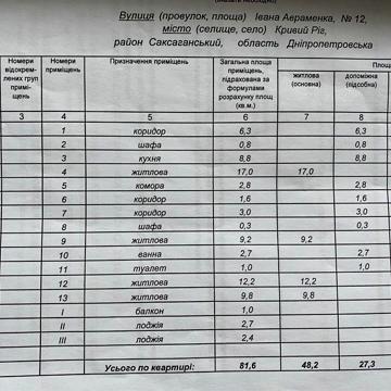 Продаеться 4-х комнатная квартира