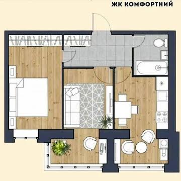 Масаны! 2 комнатная квартира ! 50,1 м.кв.