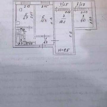 Продам 3-К квартиру СевГОК Черкасова.