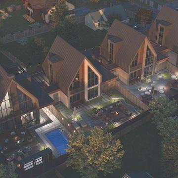 Сучасний котедж ЖК «Houses 2» 141м2, поруч ліс, озеро.