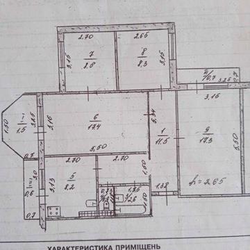 Продам 4-х кімнатну квартиру (4-й Таврійский мікр.) м.Херсон ЖК ОСББ