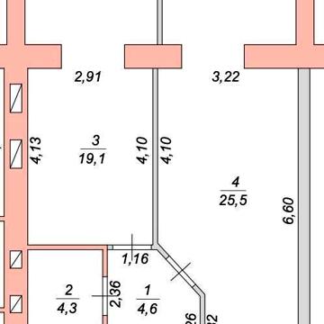 Однокімнатна квартира 53,5 кв.м. вулиця Театральна Житомир ЖК Театральний
