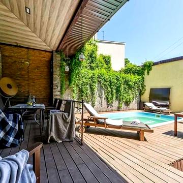 ВИДЕО Модный дом бассейн 14 ст Б Фонтана 4 спальни 3 с/у ГЕНЕРАТОР!