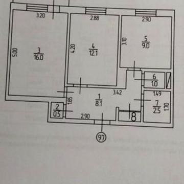 Продам 2 кім. Квартиру. Район  Пацаєва