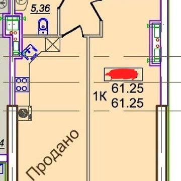 Продаж 1к Квартира вул. Генуезька ЖК Родос
