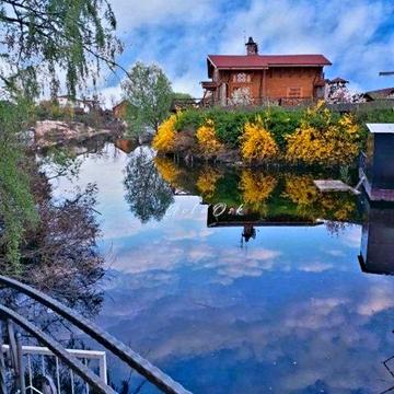 Здам будинок з виходом на затоку Дніпра. Газ.Камін.Сауна