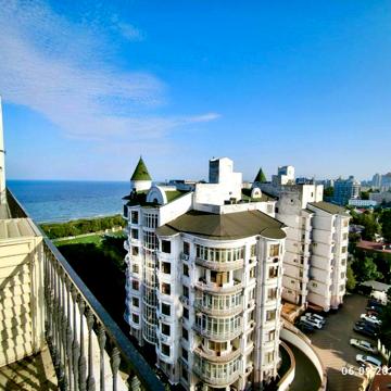 2 комн. Vip уровень! Терасса. Панорама моря! ЖК Граф