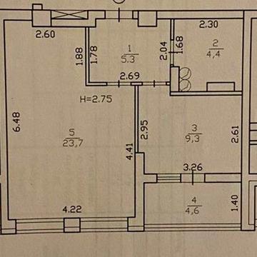 Продам однокімнатну квартиру в центрі Вишневого ЖК Променада