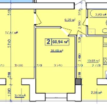 Продаж 2х кімнатної квартири