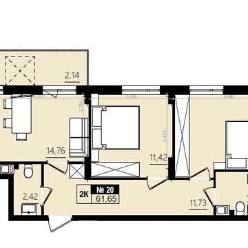 Продаж квартири 2К від Забудовника Парус у Солонці ЖК ПАРУС SOLO