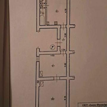 Продається 2-кімнатна квартира, м. Рогатин. Центр міста.