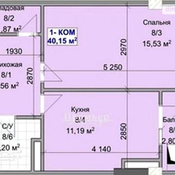 Продаж 1к Квартира Генерала Бочарова вулиця