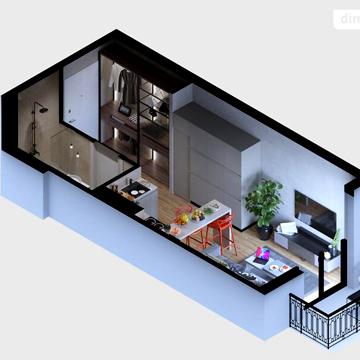 Продажа 1к квартира Гімназична вулиця ЖК ул. Гимназическая, 13