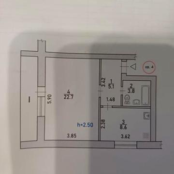 Продам 1-кімн.квартиру