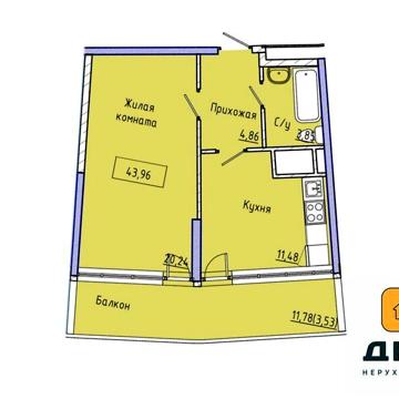 Продаж 1к Квартира Каманіна вулиця ЖК Сорок восьмая жемчужина