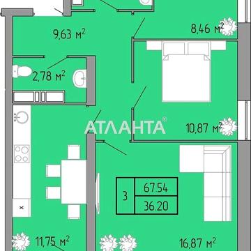 Продаж 3к Квартира Ковалевського вулиця ЖК Акварель 3