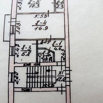 Продаж 2-кімн квартири на 2-му поверсі Шевченка 62