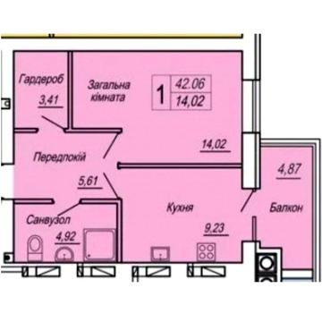 Продаж 1к квартири у сучасному ЖК Панорама ЖК Панорама