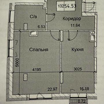 Однокомнатная квартира ЖК LOVE ЖК LOVE
