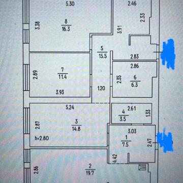 Квартира City Park 3 поверх 95 м2 ЖК City Park