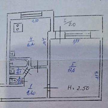 Власник. Продаж однокімнатної квартири.