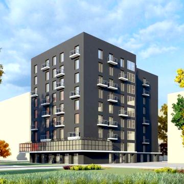 2 кім квартира, площа 58.18 м кв ,вул. О.Пчілки ЖК Park House