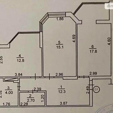 Продаж 2к Квартира Університетська (Карла Маркса) вулиця ЖК Сяйво 2