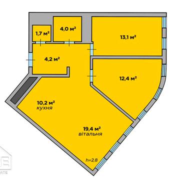 Продаж 2к Квартира Раковського вулиця ЖК Five Address