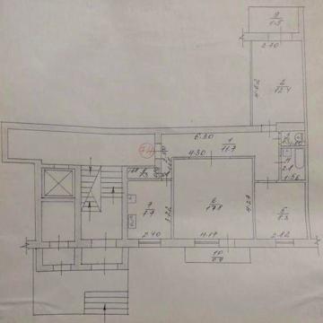 Продаж 3х-кімнатної квартири,район бам