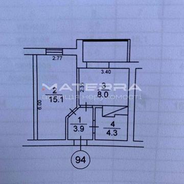 Тарасівка продам 1-но кімн квартиру  біля школи новобудова Є-Оселя