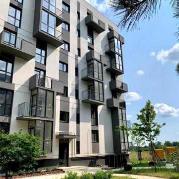 Продаж 2-кімнатної квартири 57,29 кв.м Пустомити (9 км. від Львова) ЖК Проект Панорама