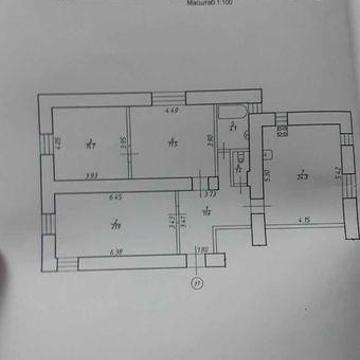 Продається 3 кім .кв на вул.Грюнвальдська( можливо  під комерцію)