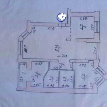 ЦЕНТР (Прогресс ) 90м2 Продам 3 ком