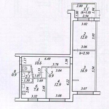 Продам 3к квартиру