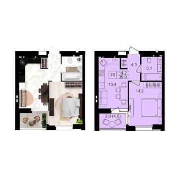 Продаж 1к Квартира Ватутіна вулиця ЖК Lavanda Park