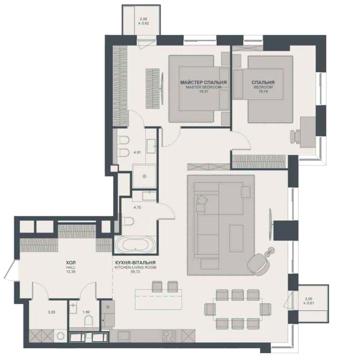 3к квартира ЖК Трініті (TRIIINITY) вул В Тютюнника, 39/2 Печерськ ЖК Triiinity