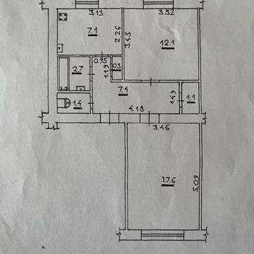 2 кімнатна квартира на пр.Молоді /перший поверх /під бізнес/ торг