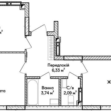 Продаж 2к Квартира Ольги Кобилянської (Достоєвського) вулиця ЖК Синергия Сити