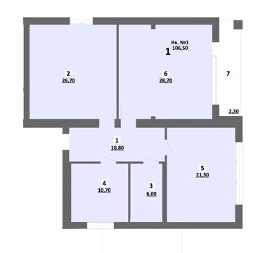 Продажа 3-х комнатной квартиры. Новострой. Под Ключ. ЖК Клубный дом