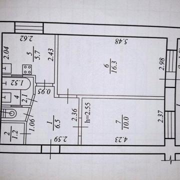 Продам свою 2-х комнатную квартиру 12 квартал