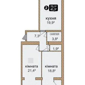 Продаж 2к Квартира вул. Озерна ЖК Автобиография