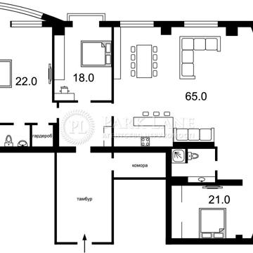 Продаж 4-кімн квартири,  Антоновича Володимира (Горького), 72