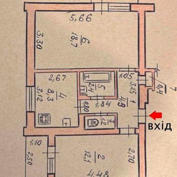 Квартира покращеного планування 50 м2