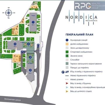 Продам 1к квартиру 44м2, ЖК Nordica Residence ( Нордика ) ЖК Nordica Residence