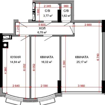 Велика двокімнатна квартира в Центрі міста! Максимальне наповнення!