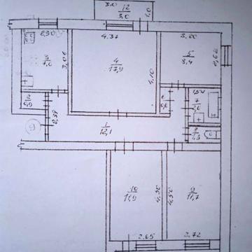 Продам квартиру 4 кімнатна