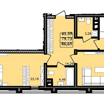 Продаж 2к Квартира Івана Франка вулиця ЖК Modern