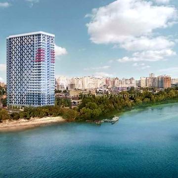 2к ВИДОВА на Дніпро  74 кв м Будинок зданий, перепоступка ЖК Берег Дніпра