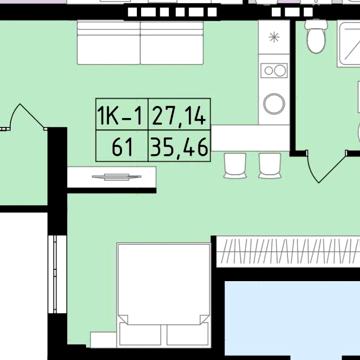 *️⃣Продаж 1️⃣-кім. квартири,новобуд с. Агрономічне ( центр)ℹ️